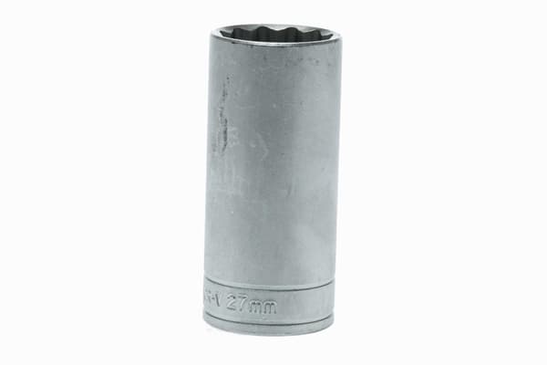 Lang fatning 12-punkts med 1/2" greb 27 mm