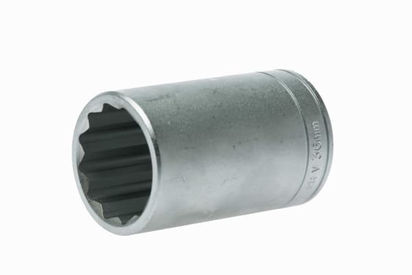 Pitkä 12-pisteinen kanta 1/2" kahvalla 36 mm