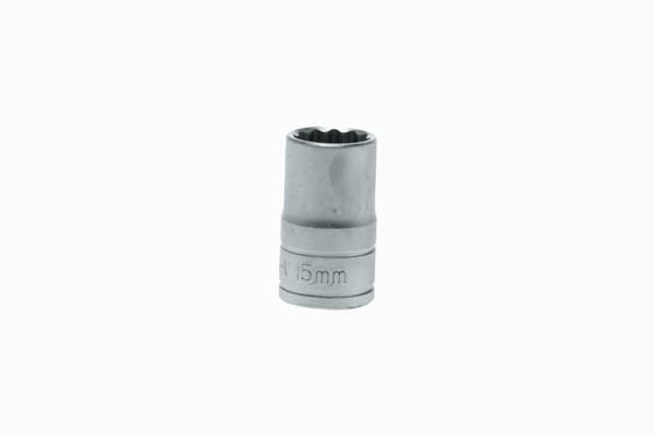 12-punkts fatning med 1/2" greb 15 mm
