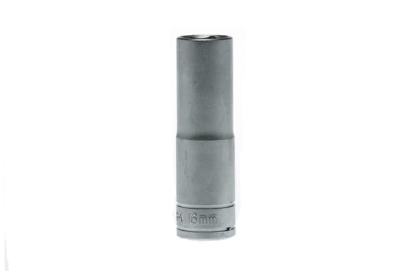 Pitkä 6-pisteinen kanta 1/2" kahvalla 16 mm