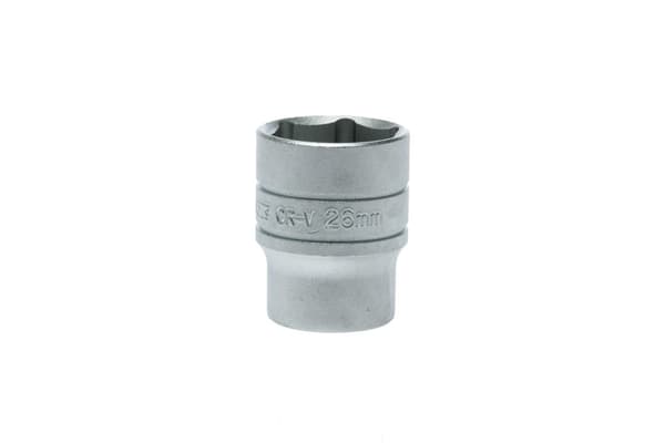 1/2" 26mm 6-punkts fatning
