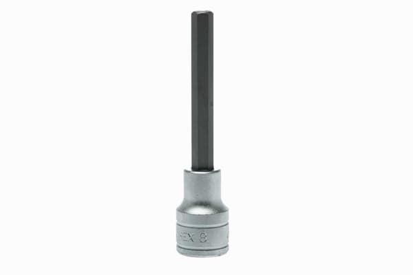Sekskantet skaft fatning lang 8 mm 100 mm