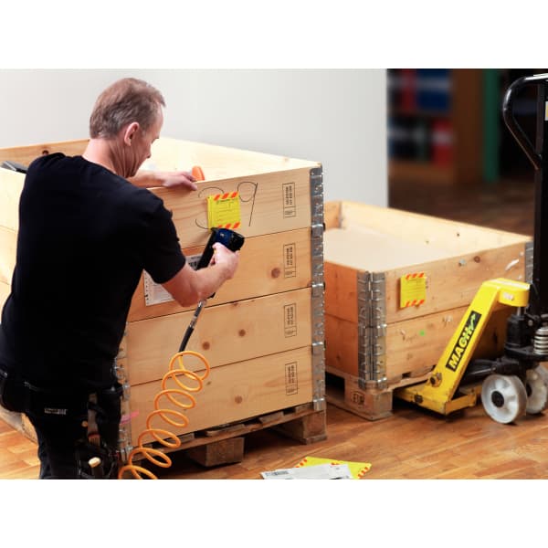 Snabbklammer av platt tråd nr. 12 (16 mm) - förpackning om 5000 st.