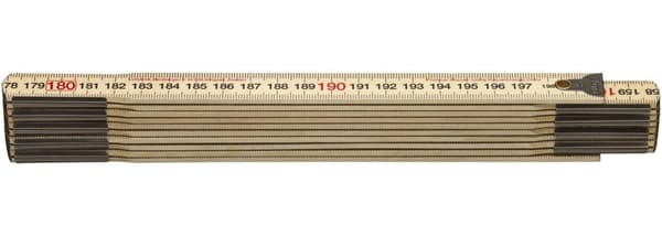 Foldestok 2 m - mm graduering - fra 2 m til 0