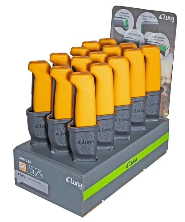 Luna Chisel CS Knife - Pakke med 15 stk