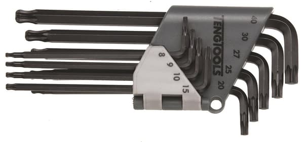 Torx TX topnøgler i Teng Tools 1479TX1 sættet