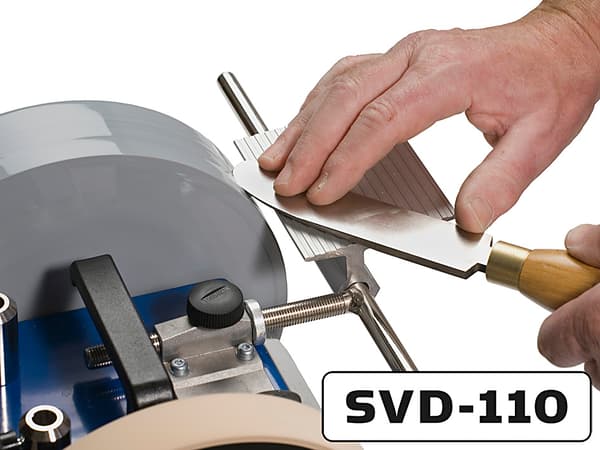 TORLOCK slibestøtte. Til skrubning af drejebænkværktøj, skrabere osv. Tormek SVD-110