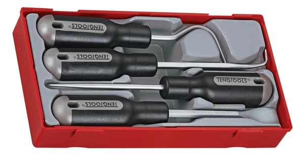 Teng Tools TTSR04 4-osainen kaavinta ja purkusarja