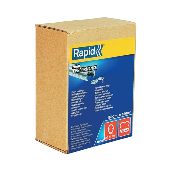 Rapid VR22 Fence -kiinnitysniitit - 1600 kpl:n pakkaus.
