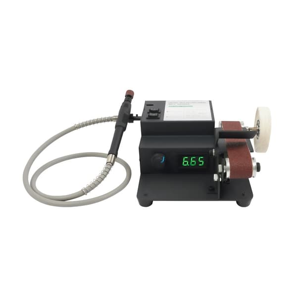 Båndsliber, 350W effekt, 0-10000 RPM hastighed,sort