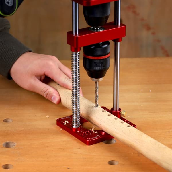 Borrguide, Precision Hinge Hole Locator, Justerbara Inställningar, Hållbar Aluminiumkonstruktion
