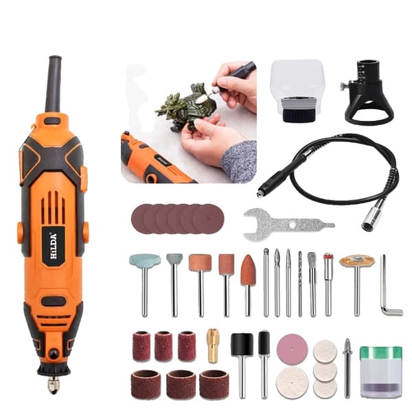 Mini Boremaskine, 200W Effekt, 10000rpm Hastighed,DM186, EU