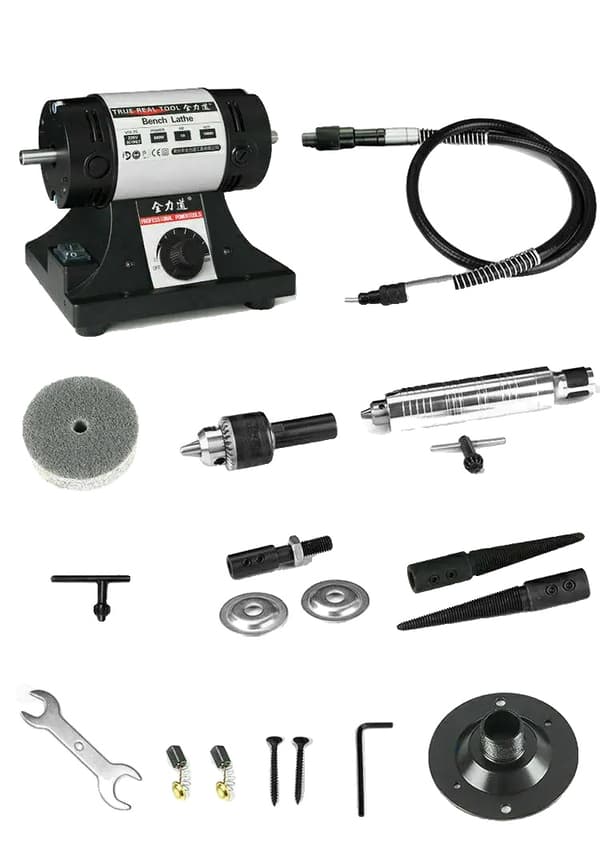 Mini Bænk Slibemaskine, 800W Effekt, 10000rpm Hastighed,Mini Bænk Sliber