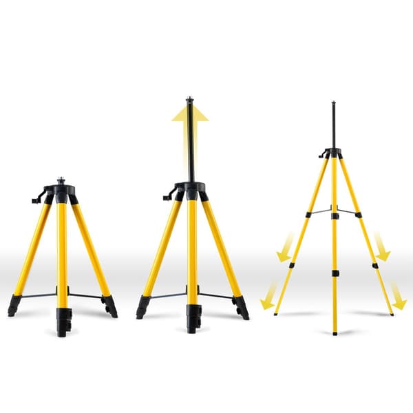 Krydslaser i etui + Humberg HM-170 stativ
