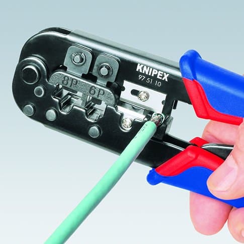 Western Knipex 97 51 10 telefonstik krympetang