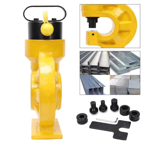 Hydraulisk Stansmaskin, 310KN Stanstryck, Flera Aperturstorlekar, Hållbart Tungstenstål