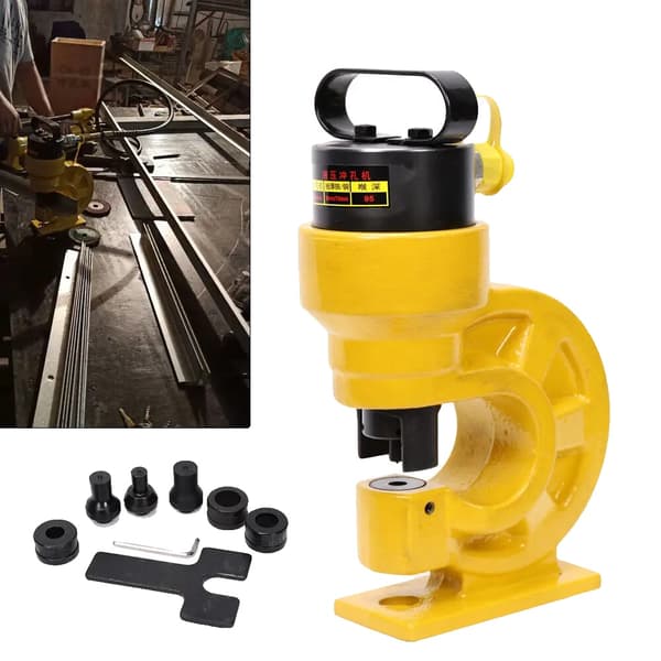 Hydraulisk Stansmaskin, 310KN Stanstryck, Flera Aperturstorlekar, Hållbart Tungstenstål
