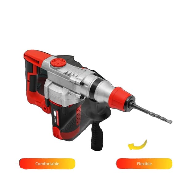 Elektrisk Rotationsrivhammare, 2200W Motor, 0-930 varv/min Hastighet,EU