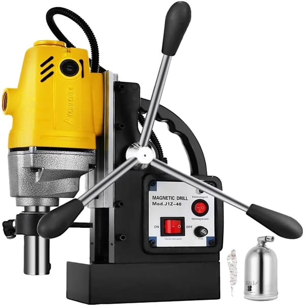 Magnetisk Boremaskine, 1100W Effekt, 1,57" Maksimal Borediameter, 12000 N Magnetisk Kraft