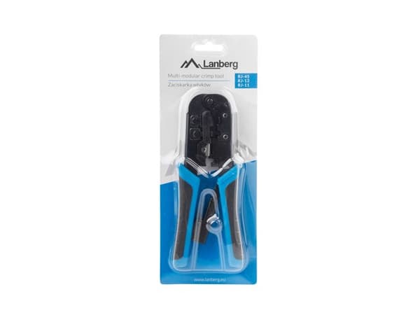 Lanberg NT-0201 kabelkrympetang Krympetang Sort, Blå