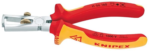 Knipex 11 06 160 kabelafisoleringstang Orange, Rød