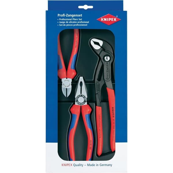 KNIPEX TANGSÆT 3 dele 0302180/7002160/8701250