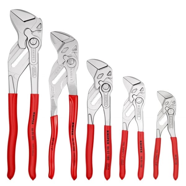 KNIPEX sæt med 5 tænger-nøgler 125/150/180/250/300 mm