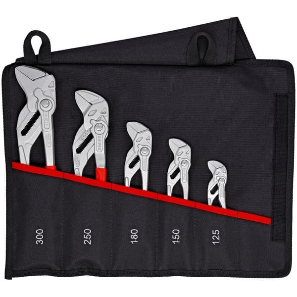 KNIPEX sæt med 5 tænger-nøgler 125/150/180/250/300 mm