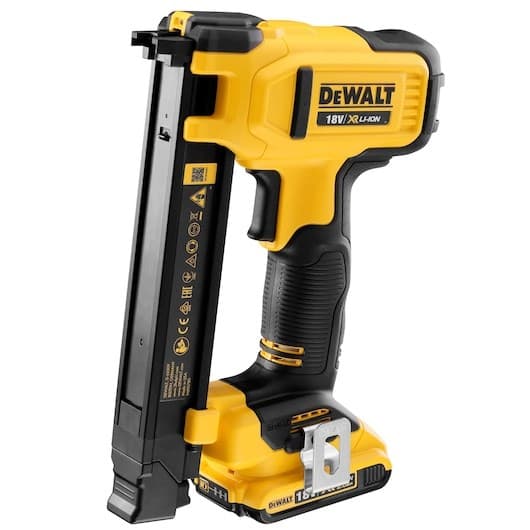 DEWALT nitoja 18V malli DCN701D2 kahdella 2,0 Ah akulla