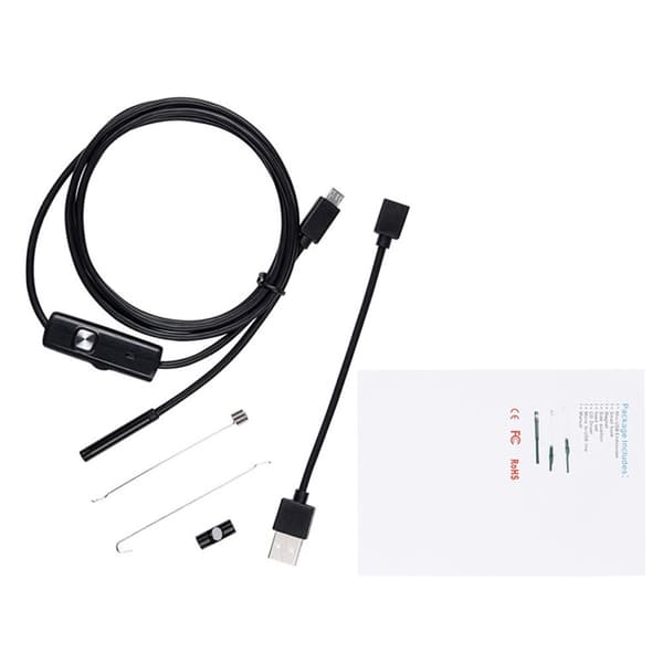 USB-endoskopinspeksjonskamera med LED 5m