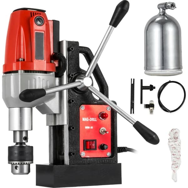 Magnetisk borrpress, 980W effekt, elektrisk bänkborrning,BRM35
