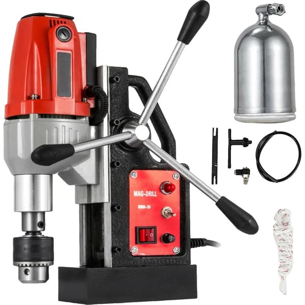 Magnetisk borrpress, 980W effekt, elektrisk bänkborrning,BRM35