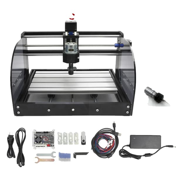 CNC Router 3018 Pro MAX, Bordsdesign, Hög hastighet 9000 RPM Spindel,Ingen kontroller, lägg till 2.5W laser