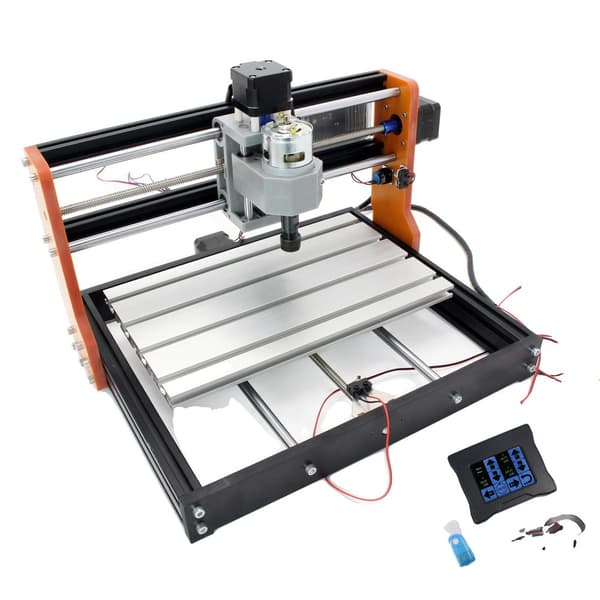 CNC Router, 3-aksers kontrol, højhastighedsspindel,Med 10W laser, Tilføj berøringscontroller