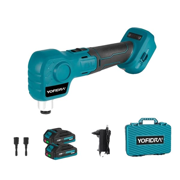 YOFIDRA Harjaton Auton Vasara, 20V Teho, Kompakti Koko,2 Akku EU Plug, EU
