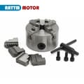 Miniatyrbild 2 av 2: 4-käftad CNC-svarvchuck, precisionsklämområde 2-30 mm, max hastighet 3500 RPM,4 Käkar K12-100mm