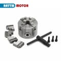 Miniatyrbillede 2 af 2: 4-jaw CNC drejebænk chuck, præcisionsklemmenområde 2-30 mm, maksimal hastighed 3500 RPM,4 Kæbe K12-80mm