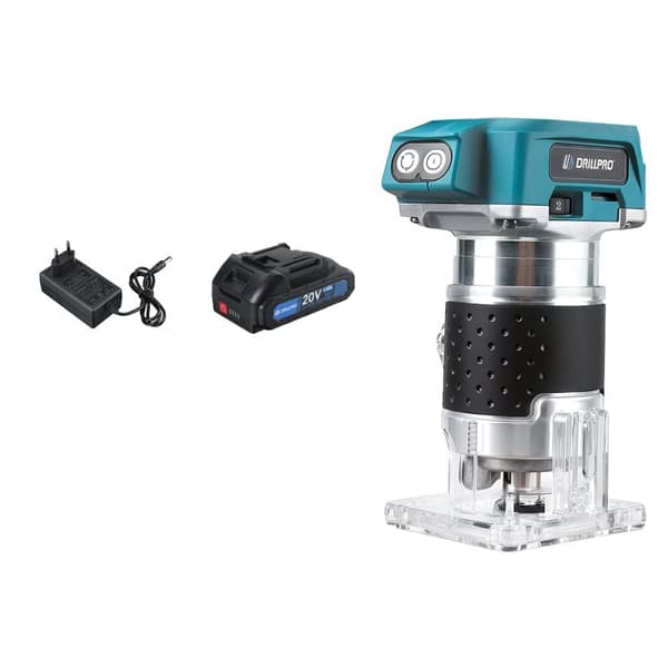 Drillpro Elektrisk Trimmer, 6 Hastigheder, Trådløs Drift,En batteri