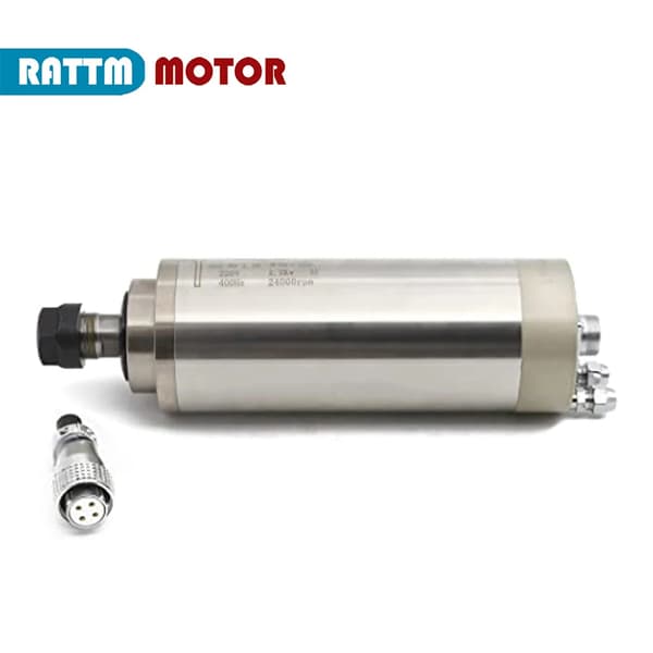 Vesijäähdytteinen spindelimoottori, 2,2 kW teho, 24000 rpm nopeus,Vain karamoottori