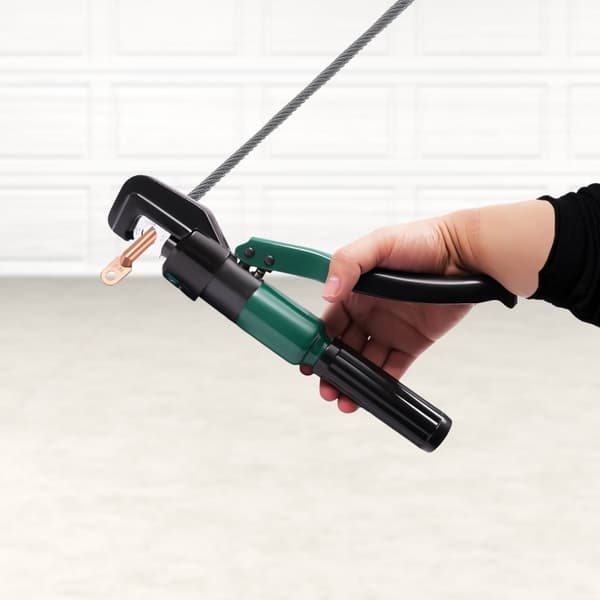 Hydraulisk Crimpverktyg, 60KN Crimpkraft, Mångsidiga 8 Par Matriser, Ergonomiskt Halkfritt Handtag