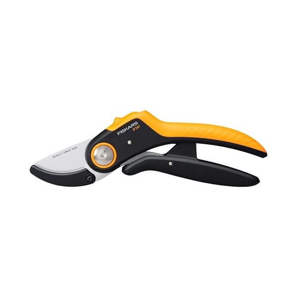 Fiskars Plus PowerLever beskæresaks Anvil Sort, Orange