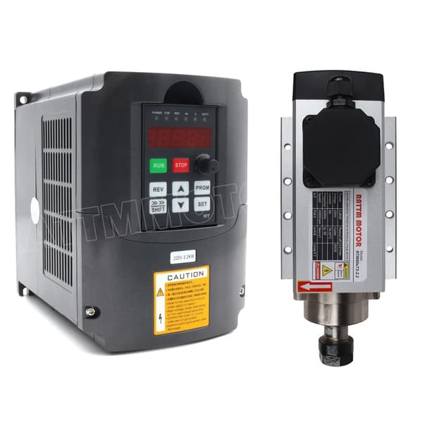 CNC Spindelmotor, 2,2 kW effekt, 24000 omdr./min hastighed,Sæt 1, 220V Sæt