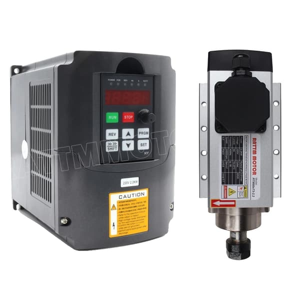 CNC Spindelmotor, 2,2 kW effekt, 24000 omdr./min hastighed,Sæt 1, 220V Sæt