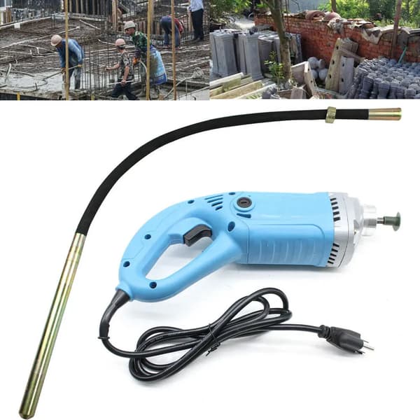 Elektrisk Betongvibrator, Hög Effektivitet 1300W, Tyst Drift,EU