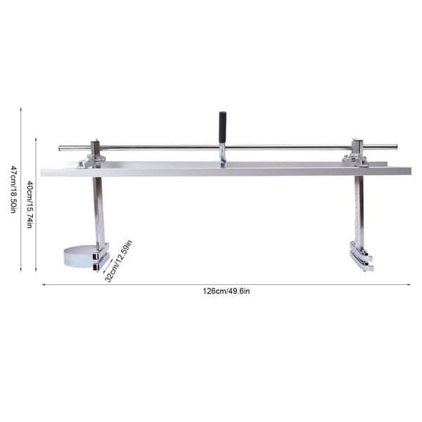 Kædesav Guidebar, 48" Længde, Nem Montering, Bærbart Design