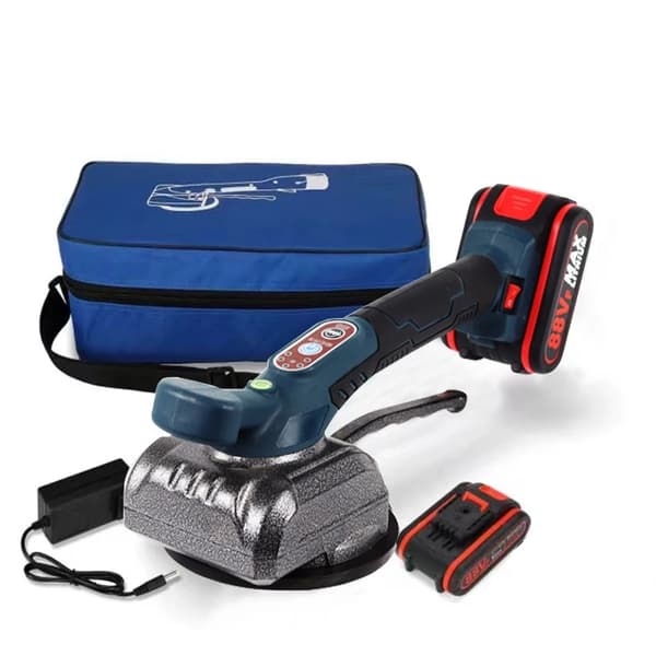 Professionell Elektrisk Kakelmaskin, 100 kg Adsorptionsstyrka, 5 Vibrationsnivåer,1 Batteri 1 Laddare