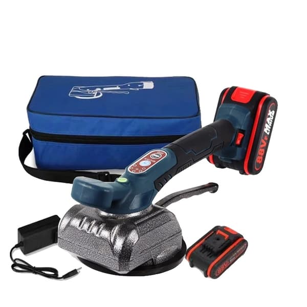 Professionell Elektrisk Kakelmaskin, 100 kg Adsorptionsstyrka, 5 Vibrationsnivåer,1 Batteri 1 Laddare