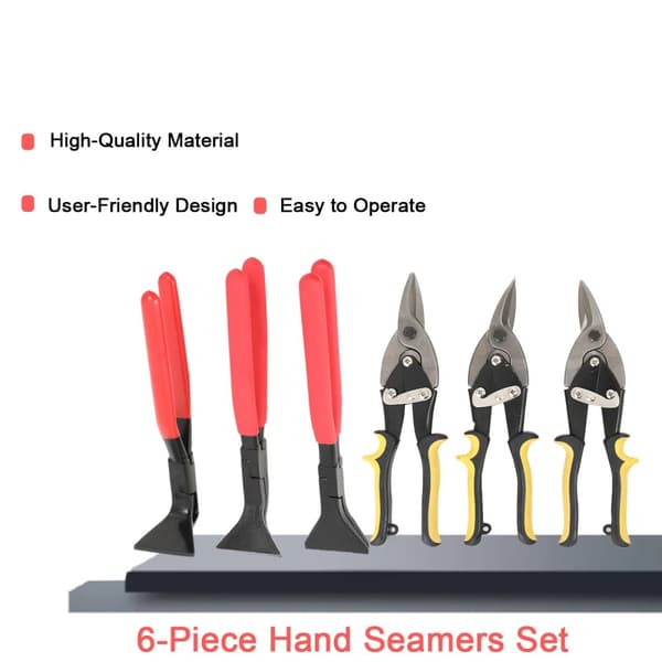 Professionell Metallböjare, 6-delarsset, Ergonomisk Design,6 stycken