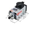 Miniatyrbillede 1 af 2: 2,2 kW CNC-spindel, luftkøling, 24000 RPM,Terminalboks, 2,2 kW 220 V