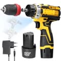 Miniatyrbillede 2 af 2: Elektrisk Skruetrækker, 12 V Lithium Boremaskine, Hammerboremaskine, Multifunktionsværktøj,EU